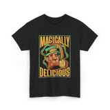 Magically Delicious St Patricks Day T-Shirt - Black