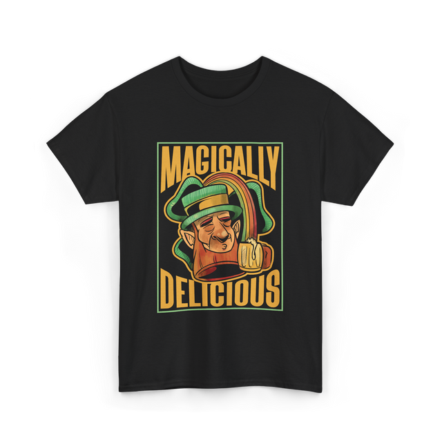 Magically Delicious St Patricks Day T-Shirt - Black