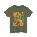 Magically Delicious St Patricks Day T-Shirt - Military Green