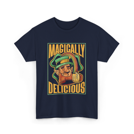 Magically Delicious St Patricks Day T-Shirt - Navy