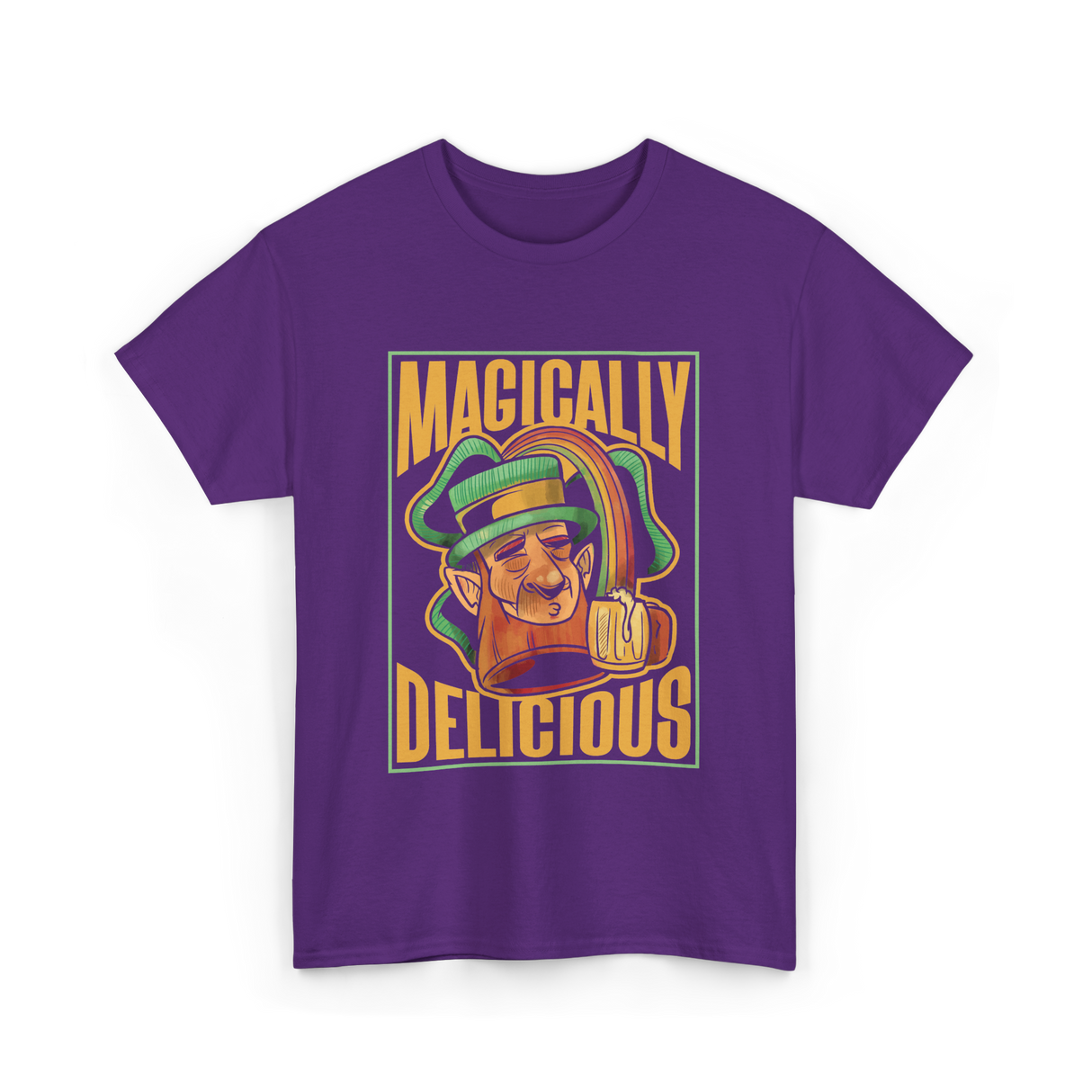 Magically Delicious St Patricks Day T-Shirt - Purple