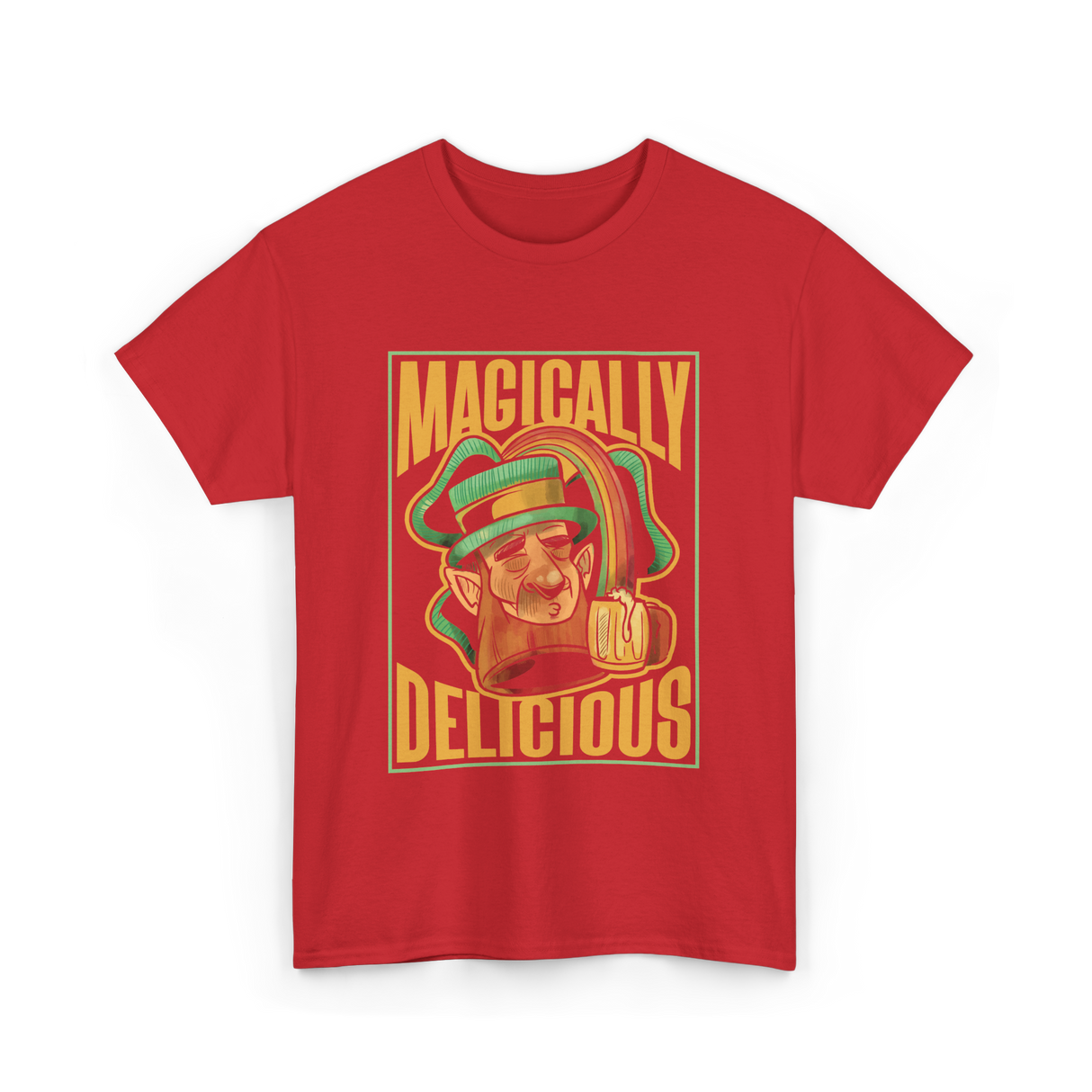 Magically Delicious St Patricks Day T-Shirt - Red