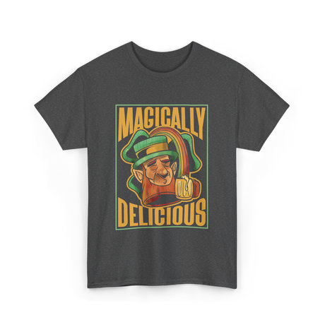 Magically Delicious St Patricks Day T-Shirt - Dark Heather