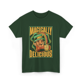 Magically Delicious St Patricks Day T-Shirt - Forest Green