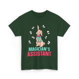 Magician's Assistant Magic Trick T-Shirt - Forest Green