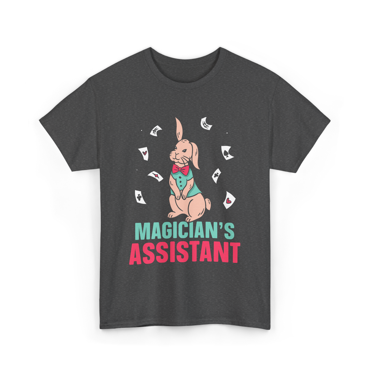 Magician's Assistant Magic Trick T-Shirt - Dark Heather