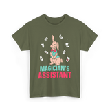 Magician's Assistant Magic Trick T-Shirt - Military Green