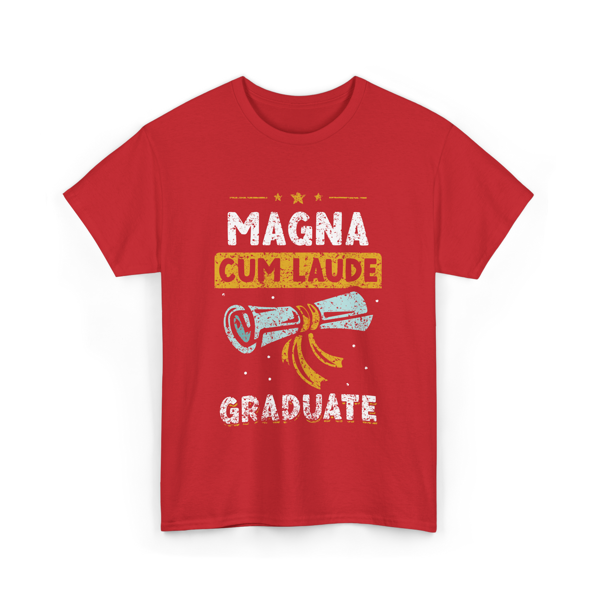 Magna Cum Laude Graduate Graduation T-Shirt - Red