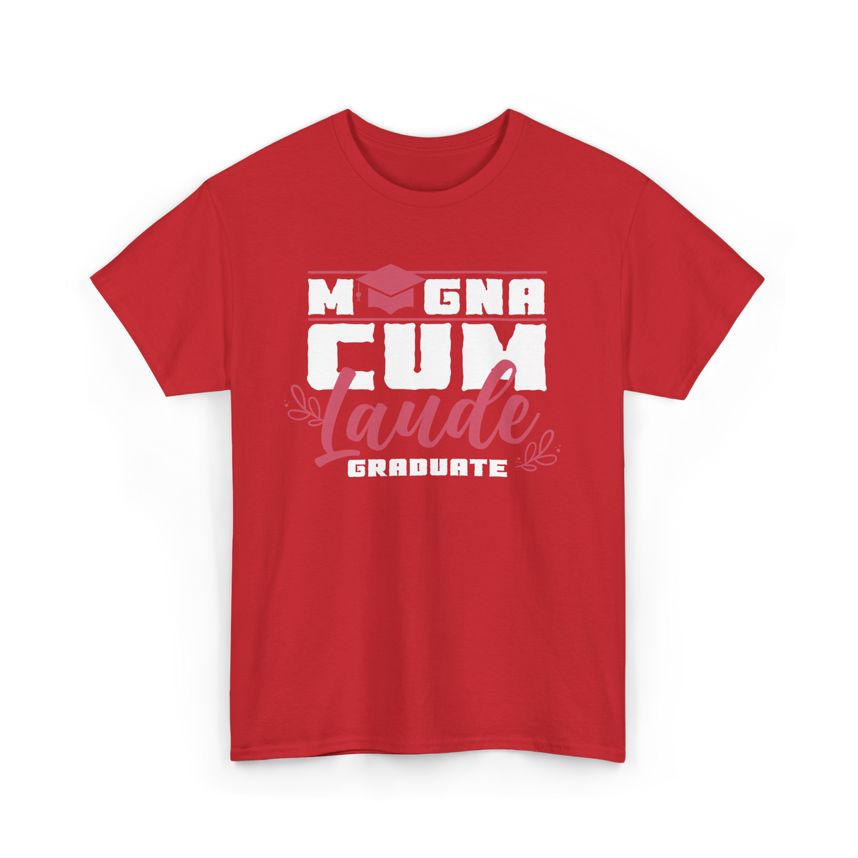 Magna Cum Laude Graduate Graduation T-Shirt - Red