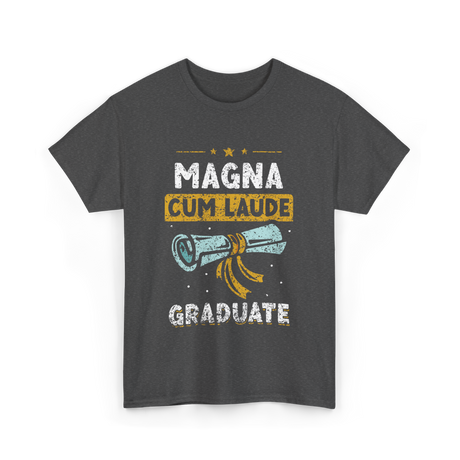 Magna Cum Laude Graduate Graduation T-Shirt - Dark Heather