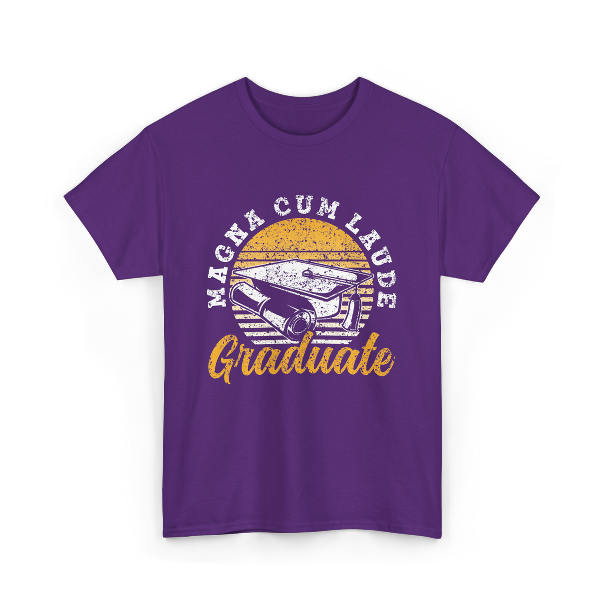 Magna Cum Laude Graduate Graduation T-Shirt - Purple