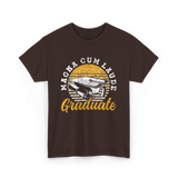 Magna Cum Laude Graduate Graduation T-Shirt - Dark Chocolate