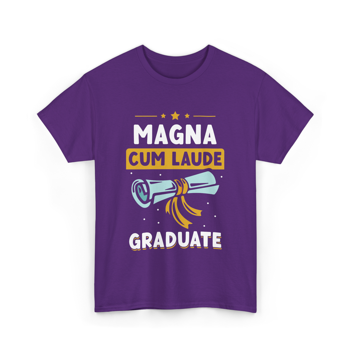 Magna Cum Laude Graduate Graduation T-Shirt - Purple