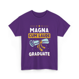 Magna Cum Laude Graduate Graduation T-Shirt - Purple