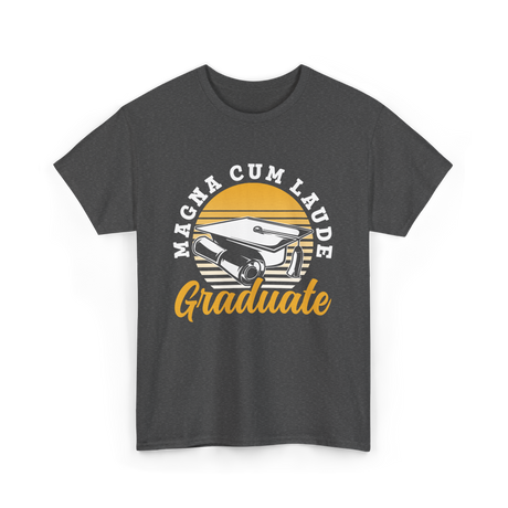 Magna Cum Laude Graduate Graduation T-Shirt - Dark Heather