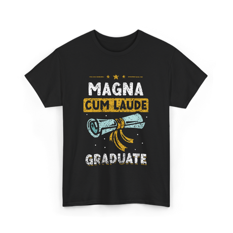 Magna Cum Laude Graduate Graduation T-Shirt - Black