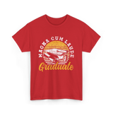 Magna Cum Laude Graduate Graduation T-Shirt - Red