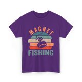 Magnet Fishing Magnet Fisher T-Shirt - Purple