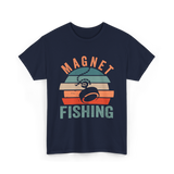 Magnet Fishing Magnet Fisher T-Shirt - Navy