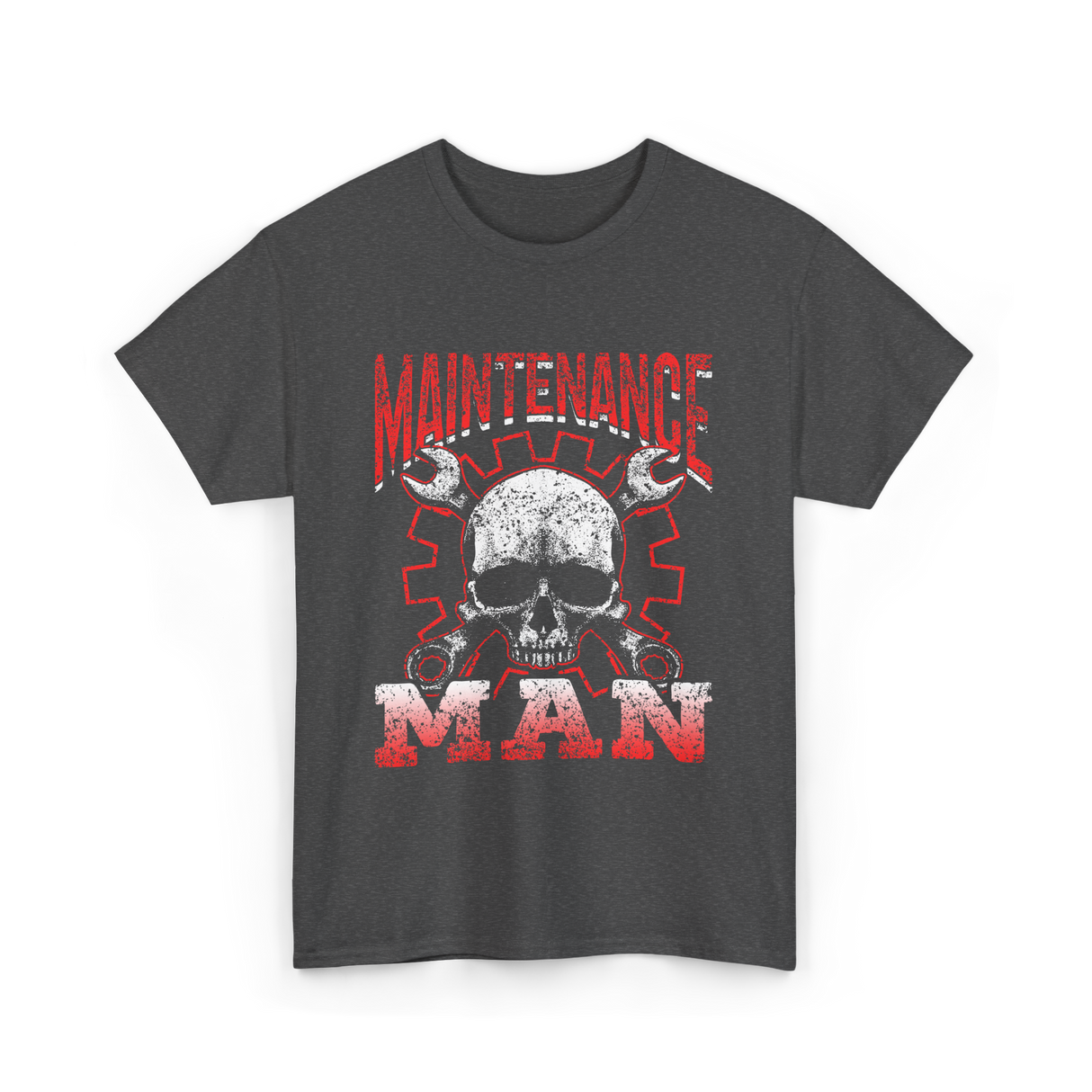 Maintenance Man Technician Worker T-Shirt - Dark Heather