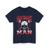 Maintenance Man Technician Worker T-Shirt - Navy