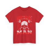 Maintenance Man Technician Worker T-Shirt - Red