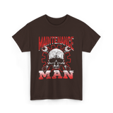 Maintenance Man Technician Worker T-Shirt - Dark Chocolate