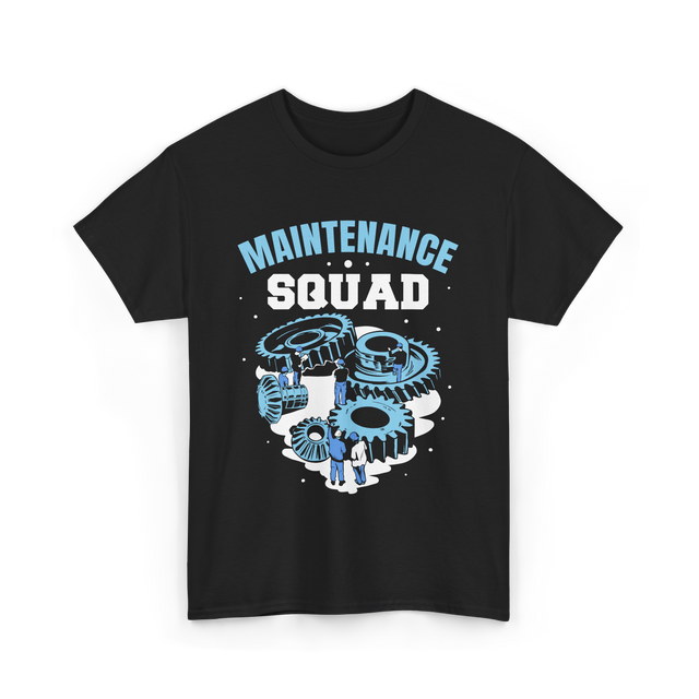 Maintenance Squad Maintenance Technician T-Shirt - Black