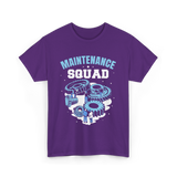 Maintenance Squad Maintenance Technician T-Shirt - Purple