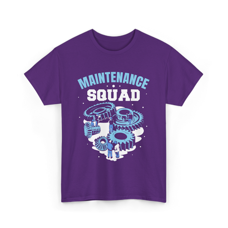 Maintenance Squad Maintenance Technician T-Shirt - Purple