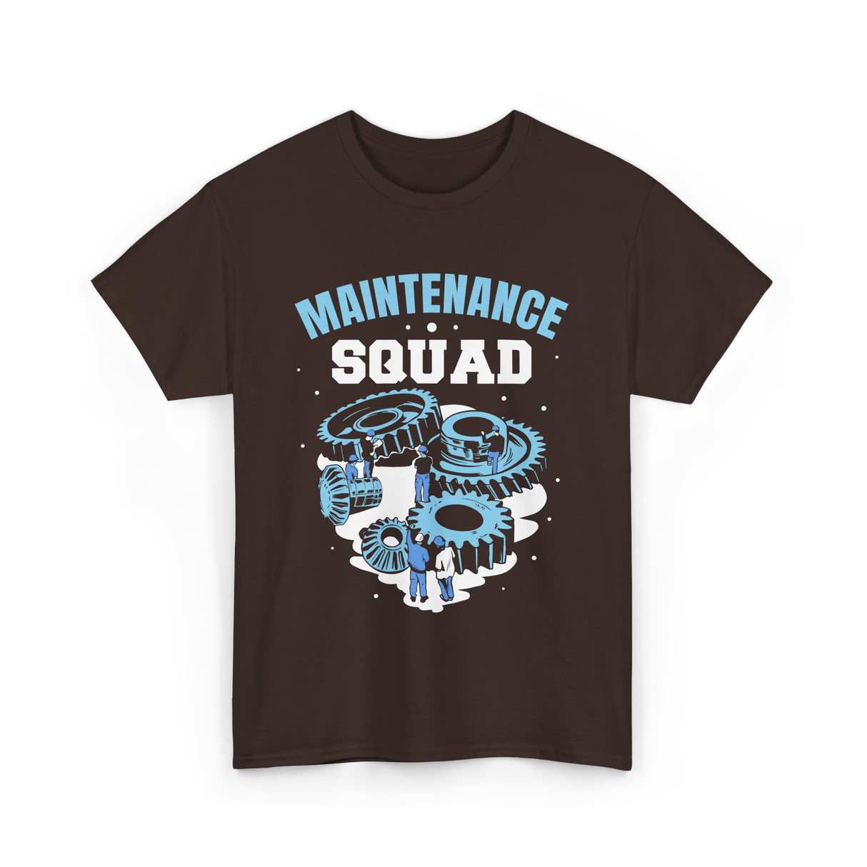 Maintenance Squad Maintenance Technician T-Shirt - Dark Chocolate