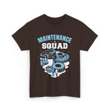 Maintenance Squad Maintenance Technician T-Shirt - Dark Chocolate