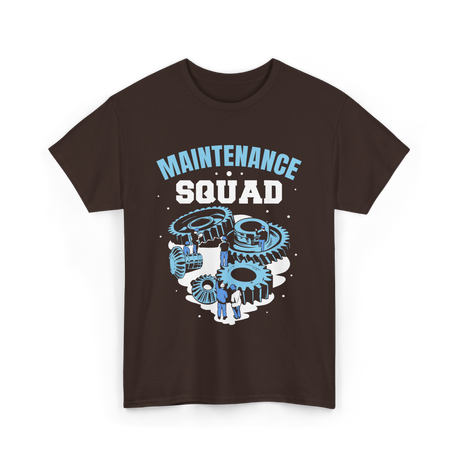 Maintenance Squad Maintenance Technician T-Shirt - Dark Chocolate