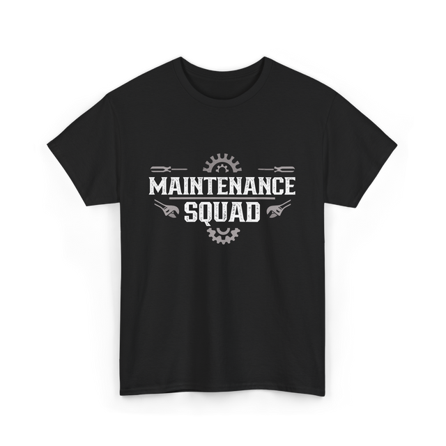 Maintenance Squad Maintenance Worker T-Shirt - Black