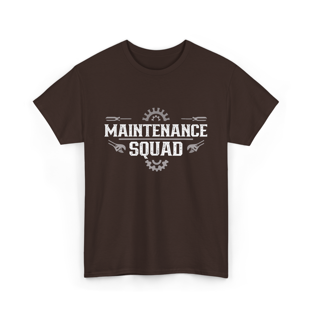 Maintenance Squad Maintenance Worker T-Shirt - Dark Chocolate