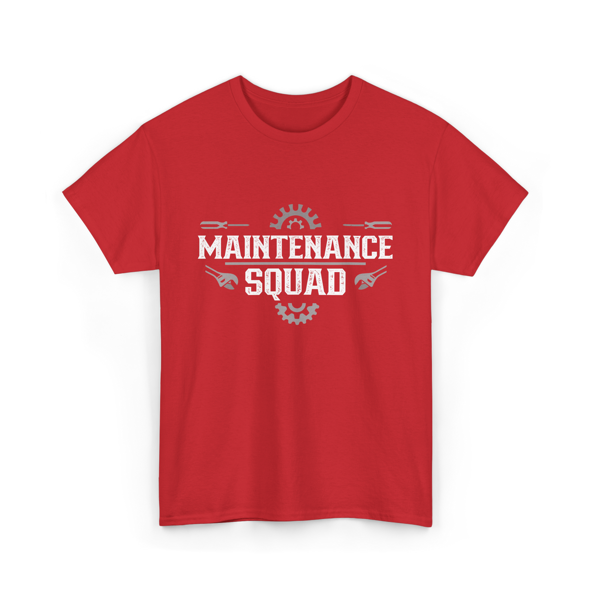 Maintenance Squad Maintenance Worker T-Shirt - Red