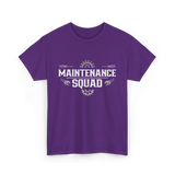 Maintenance Squad Maintenance Worker T-Shirt - Purple