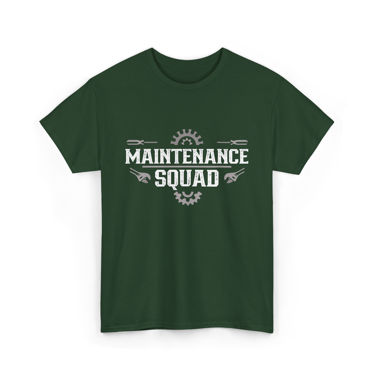 Maintenance Squad Maintenance Worker T-Shirt - Forest Green