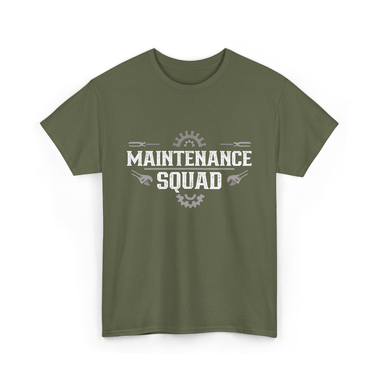 Maintenance Squad Maintenance Worker T-Shirt - Military Green