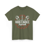 Maintenance Squad Technician Workers T-Shirt - Military Green