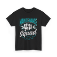 Maintenance Squad Worker Mechanic T-Shirt - Black