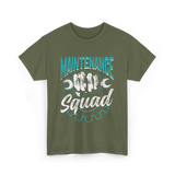 Maintenance Squad Worker Mechanic T-Shirt - Military Green