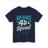 Maintenance Squad Worker Mechanic T-Shirt - Navy