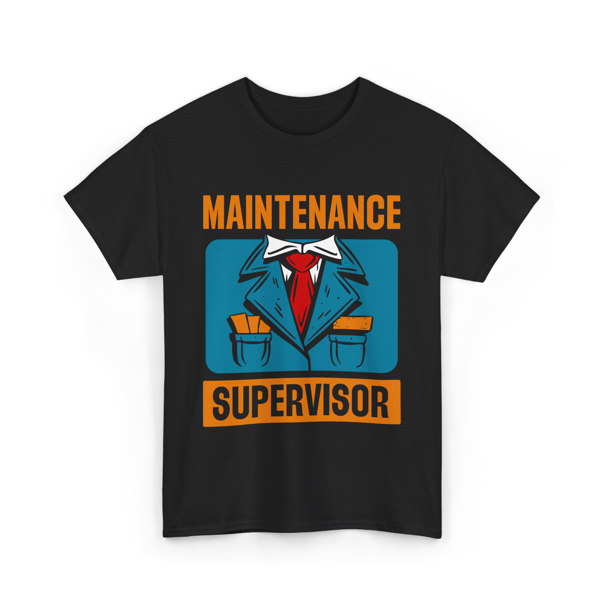 Maintenance Supervisor Maintenance Worker T-Shirt - Black