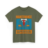 Maintenance Supervisor Maintenance Worker T-Shirt - Military Green