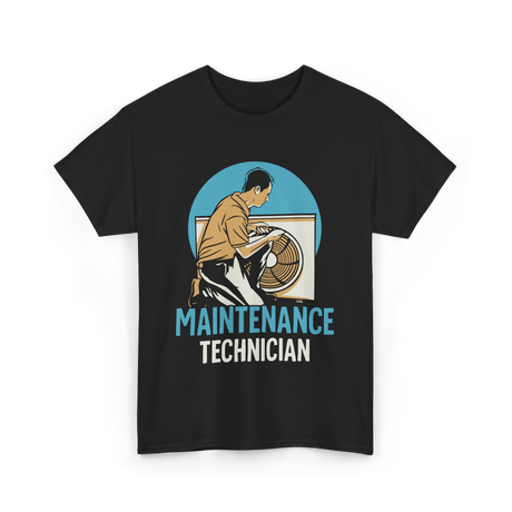 Maintenance Technician Job Technician T-Shirt - Black