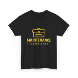 Maintenance Technician Maintenance Worker T-Shirt - Black