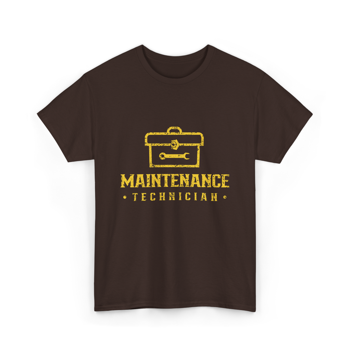 Maintenance Technician Maintenance Worker T-Shirt - Dark Chocolate