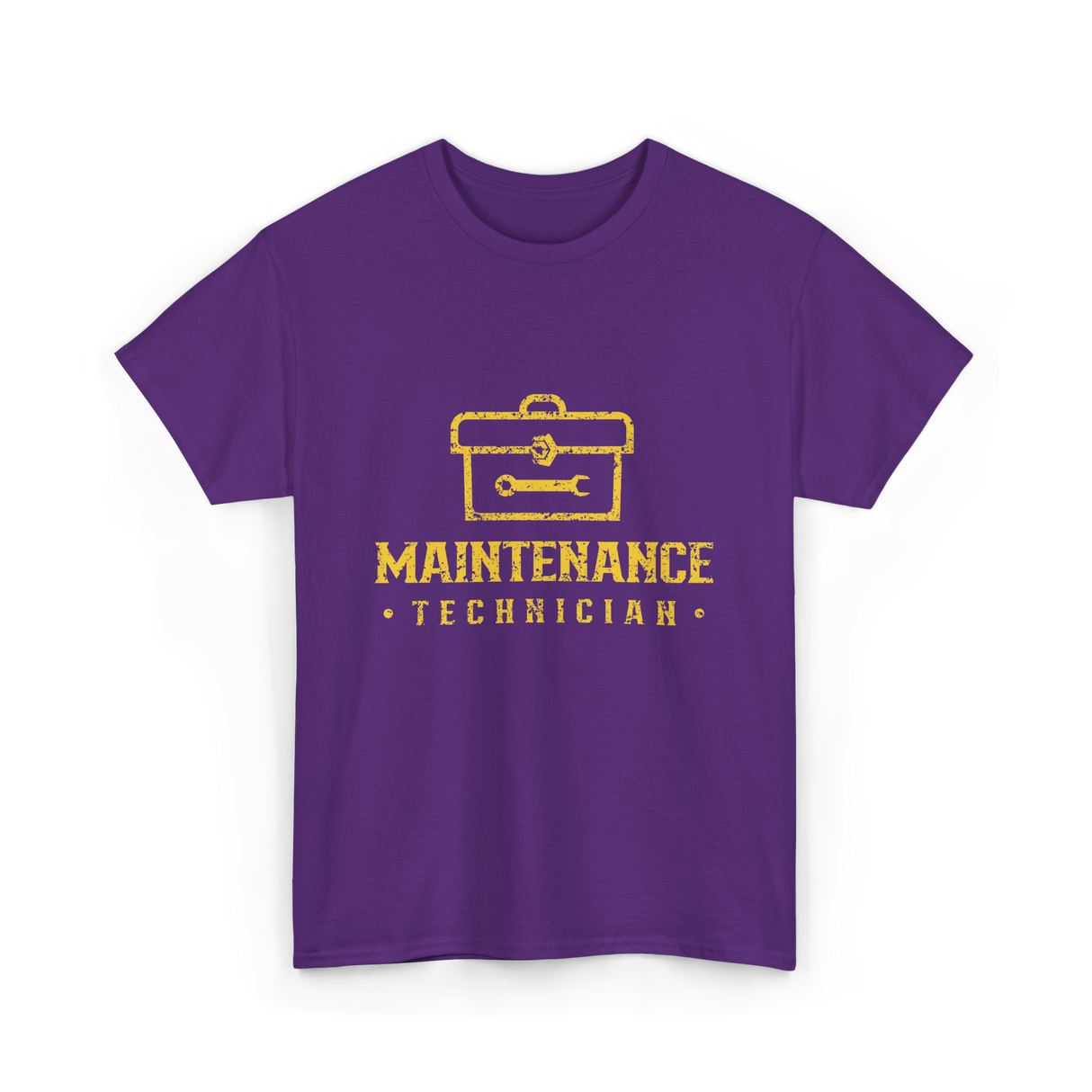 Maintenance Technician Maintenance Worker T-Shirt - Purple