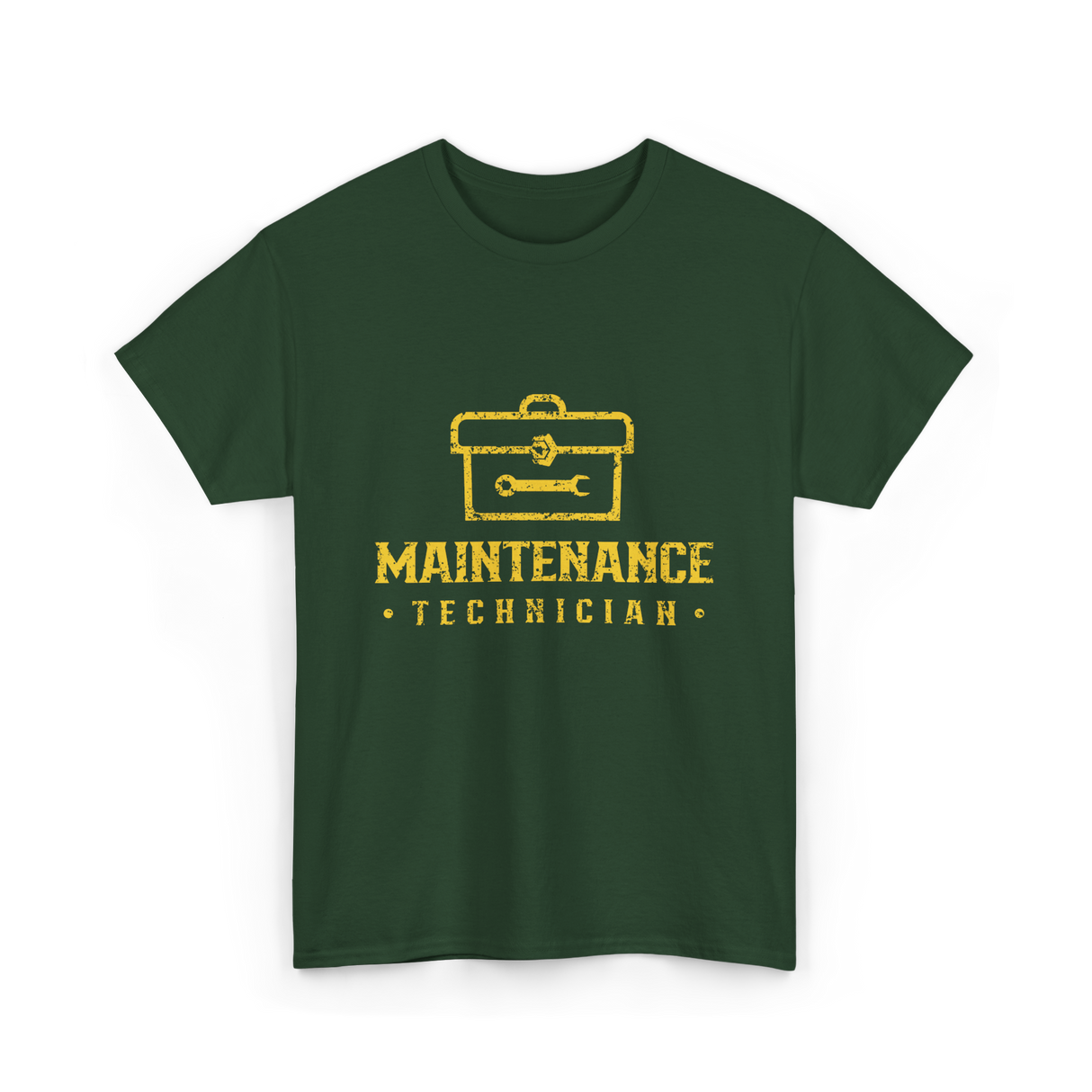 Maintenance Technician Maintenance Worker T-Shirt - Forest Green